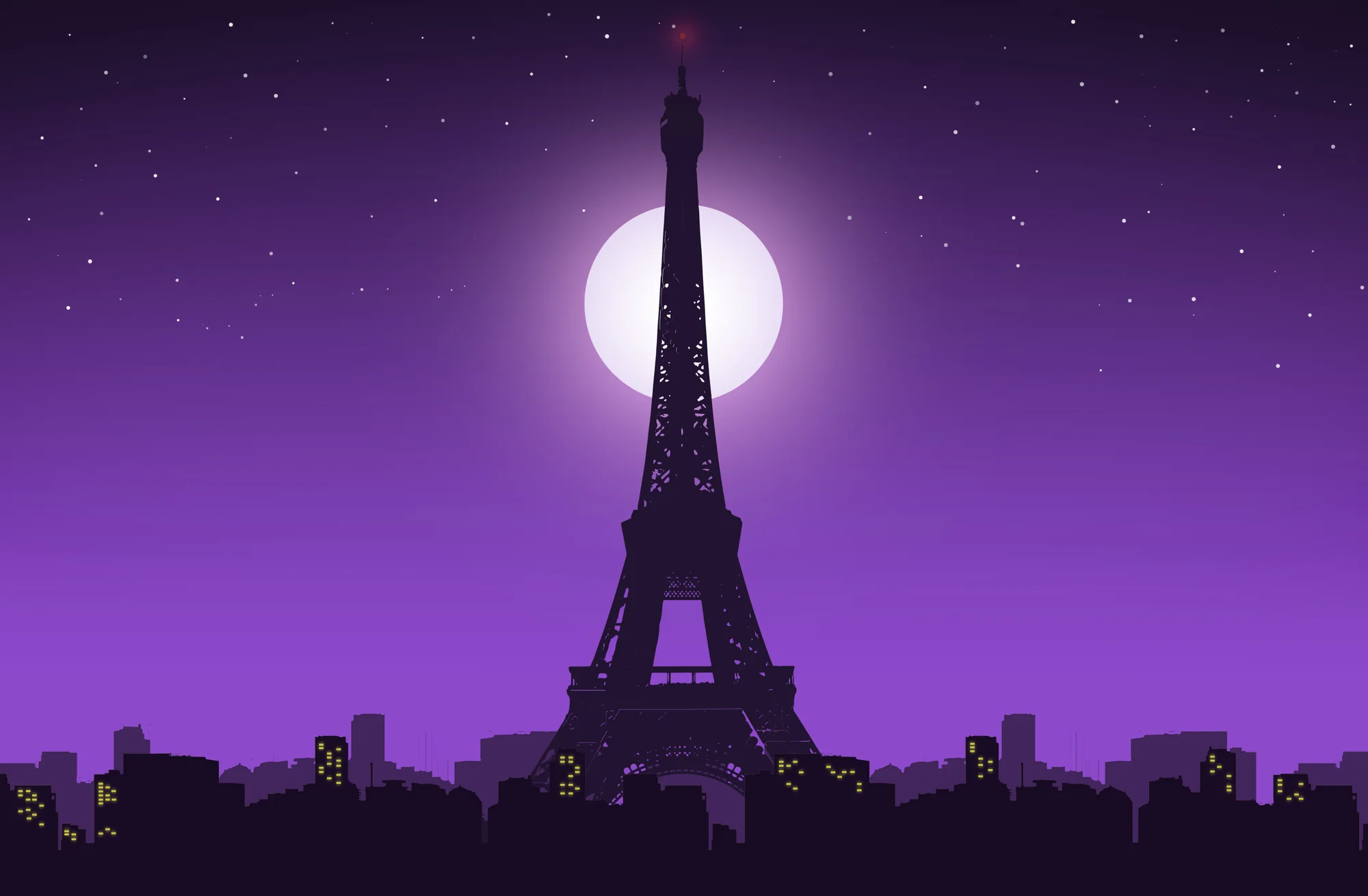 Paris at night